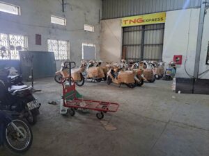Gui xe may TNG Express van tai Bac Nam TNG Express