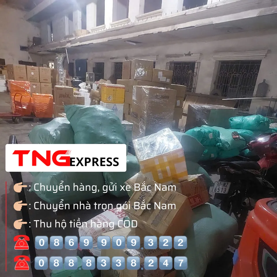 Gửi xe máy Sài Gòn Ninh Bình TNG Express có bọc